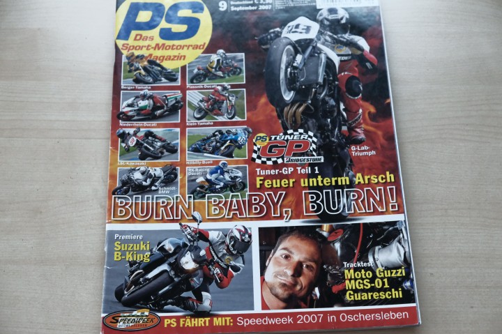Deckblatt PS Sport Motorrad (09/2007)